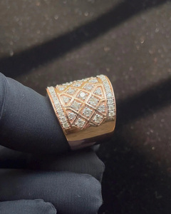 925 <b>Sterling</b> <b>Silver</b> Rhodium Plated Pave <b>Set</b> Moissanite Cluster <b>Ring</b> for Women Men Unisex Wedding Engagement Anniversary Gift - Product Image 2