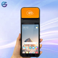 Z92手持安卓POS，带收据打印机条形码阅读器NFC双SIM 4G LTE WiFi，用于零售支付包裹计费