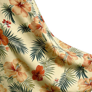 Ropa de Playa Tropical Hawaiana para Mujer, Estampado Aloha, Bordada, Cintura Natural, Estilo Isleño, Casual, para Vacaciones, 100% Algodón - Product Image 3