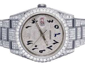 Reloj BOJ R.O.L.E.X.03 de Lujo con Piedra Blanca, Cuarzo Analógico, Acero Inoxidable, Automático, Resistente al Agua 3BAR, Movimiento Japonés - Product Image 2