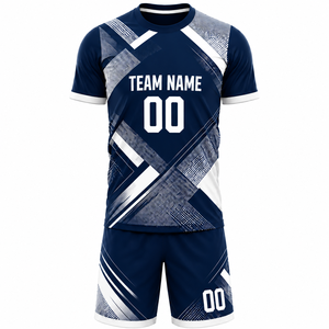 Custom Soccer Jersey Kit Solid <b>Colour</b> Sublimation Football Uniform Two Piece Training Wear Breathable Team Sportswear Match <b>Sets</b> - Product Image 3