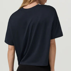 T-shirt en coton de haute qualité pour femme, coupe décontractée et confortable, avec logo personnalisé, prix abordable 2026 - Product Image 6