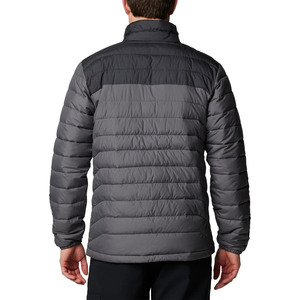 Veste d'hiver matelassée pour homme, couleur unie, col montant, fermeture éclair, coupe-vent, coupe décontractée, rembourrage en polyester - Product Image 2