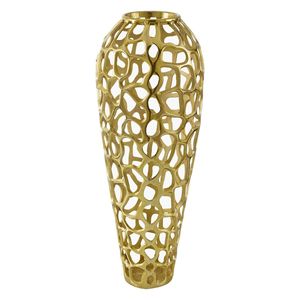 Handmade Metal Flower <b>Vase</b> <b>Unique</b> Artistic Decorative Piece For Home Office Table Centerpiece Floral Arrangement Display - Product Image 3