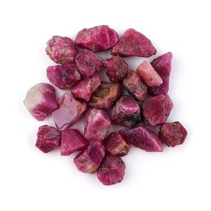 Natural Pink Ruby Rough Unpolished Gemstone <b>Raw</b> <b>Crystal</b> For Jewelry Making Loose Stone High Quality - Product Image 1