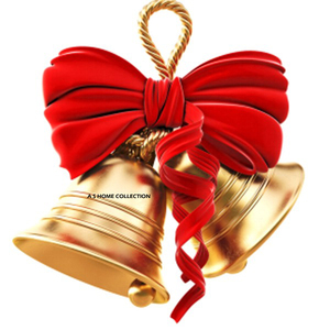 Campanas Navideñas de Metal de Acero Inoxidable de Estilo Clásico, Sublimables, para Decoración del Hogar, Fiestas Navideñas y de Jardín, Juego de 2 - Product Image 4