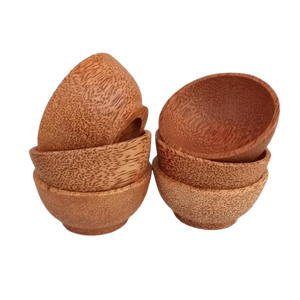 BLUE LOTUS Bol en bois de coco écologique du Vietnam fait à la main et jetable pour les dîners quotidiens et les occasions spéciales - Product Image 5