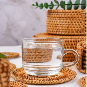 Oferta caliente: Manteles aislantes de bambú, posavasos de ratán, alfombrillas para tazas de té, manteles individuales occidentales, alfombrillas de paja para mesa, posavasos decorativos, pajitas. - Product Image 3