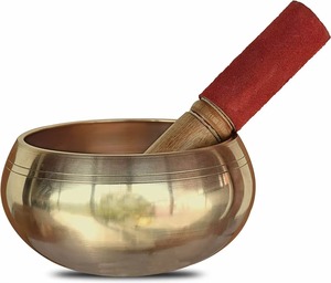 Cuenco de meditación de latón hecho a mano de calidad premium, cuenco grande para cantar al precio más bajo - Product Image 4