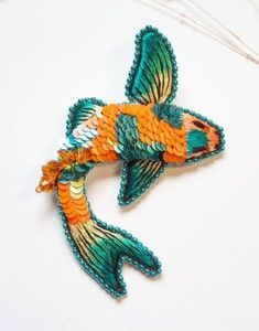 Wholesale Handmade Embroidered Beaded Brooch Luxury Dress Pin for Women Clothing Accessories At Cheap Price - Product Image 1