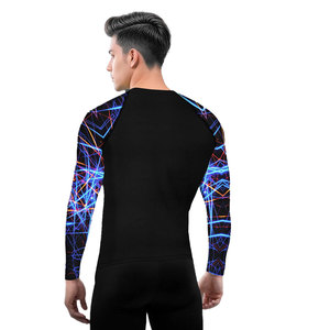 Haut de sport à manches longues Solid Trader, haute durabilité, séchage rapide, élastique, pour musculation et entraînement, Rash Guard - Product Image 3