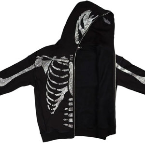 Sudaderas con Capucha de Forro Polar con Pedrería para Hombre, las Más Vendidas en Línea, de Invierno, Color Sólido, Alta Calidad, Resistentes al Viento y Transpirables, MOQ Bajo - Product Image 5