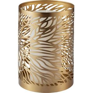 Portavelas Metálico de Nuevo Diseño con Acabado Dorado, Decorativo y Elegante con Acabado Antiguo para Iluminación - Product Image 1