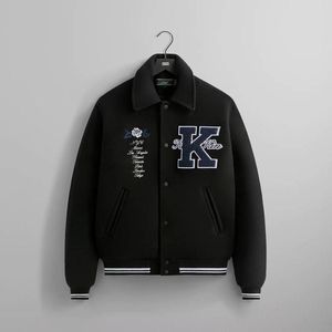 Bomber <b>Jackets</b> High Quality <b>Men's</b> Lettermen <b>Baseball</b> <b>Jacket</b> Front Custom Embroidery DTF Logos Patches Heated Knitted Worste - Product Image 6