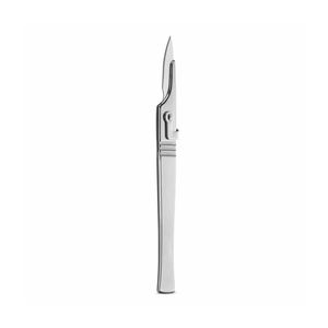 Lames manuelles jetables en acier inoxydable de haute qualité avec manche de scalpel, qualité allemande, usage chirurgical professionnel - Product Image 2