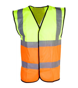 Gilet de sécurité réfléchissant haute visibilité, classe 1 ANSI, classe 2 EN ISO 20471, logo personnalisé pour hommes - Product Image 1