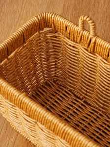 Vietnam High Quality Handwoven Rattan <b>Basket</b> Eco-Friendly Vintage Multifunction Kitchen Organizer Tableware Storing - Product Image 2