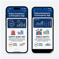 Aplicación de Asistencia Empresarial RoyalCraft, Alerta de Emergencia SOS, Reporte de Delitos, Rastreo de Ubicación, IOS/Android/Linux/Mac, en Stock