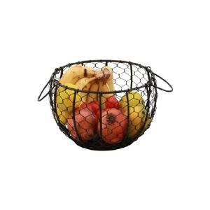 Hot Decorative Metal Fruit <b>Basket</b> with Heavy Duty Iron Storage Bowl For Fruits Vegetables Bread Snacks And Kitchen Organization - Product Image 4