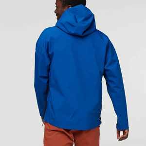 New Trendy Design Mens Premium Outdoor Anorak <b>Windbreaker</b> Jacket Half Zip Hooded Waterproof Hiking <b>Camping</b> Jacket - Product Image 2