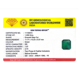 Natural Zambian Emerald 5.28 Carat Loose Gemstone Emerald Cut for Fine Jewelry - Product Image 4
