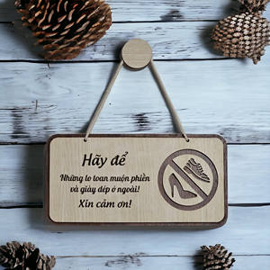 Letrero Colgante de Madera Personalizado, Decoración Rústica Hecha a Mano para Pared, Placa con Nombre Personalizado para el Hogar, Regalo de Boda - Product Image 3