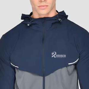 Nouvel arrivage : Ensemble coupe-vent pour homme, idéal pour les voyages et les activités de plein air, deux pièces, léger, durable et confortable - Product Image 3