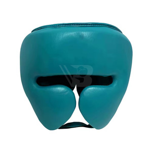 Casque de boxe Muay Thai en cuir synthétique de haute qualité avec logo personnalisé, protège-tête personnalisé pour l'entraînement et la compétition, prix de gros - Product Image 1
