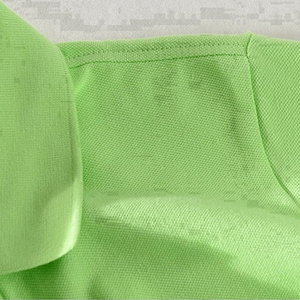 Camiseta Polo de Punto de Manga Corta para Hombre, Color Sólido, Corte Regular, Verde Claro, Harry Johnson Production - Product Image 2