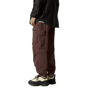 Unisex Cool 2025 Men's Autumn Cotton Cargo <b>Pants</b> Baggy Joggers with Big Pocket and Stylish Drawings Washed Solid Knee Length - Product Image 4