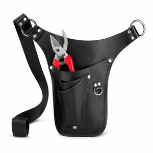 Cinturón organizador de herramientas de cuero para floristería, cinturón utilitario ajustable para herramientas de jardín, personalizable con marca, a la venta a precio mayorista. - Product Image 2