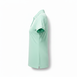 Camiseta de Manga Corta para Mujer, Estilo Nuevo, Ajustada, Sin Costuras, con Cuello Polo, Informal, de Punto - Product Image 5