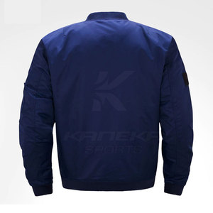 Dernier design, veste bomber décontractée pour homme, sur mesure, pour l'hiver, avec col montant et logo sur le devant, service OEM - Product Image 2