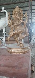 Professional Simple Traditional Fiber <b>Standing</b> Ganesha for Wedding Decoration - Product Image 3
