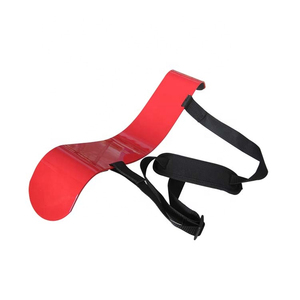 High Quality Adjustable Neoprene Shoulder Support <b>Belt</b> <b>Red</b> Universal Fit Power Training Compression Straps - Product Image 3