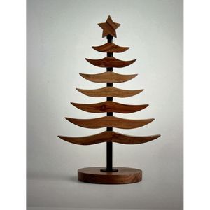 ของตกแต่งโต๊ะช่วงเทศกาลคริสต์มาส ทำจากไม้ MDF และไม้จริง ดีไซน์สวยงาม - Product Image 1