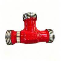 Raccord en T API 6A 2"-4" haute pression 20000 PSI en acier forgé, raccords de dérivation pour soudage/filetage, applications pétrolières