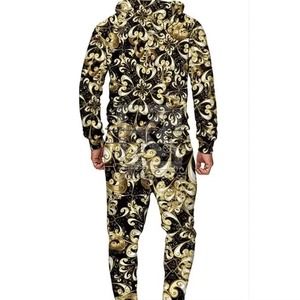 Survêtement léger pour homme, style streetwear, à capuche avec cordon de serrage, imprimé par sublimation, séchage rapide, respirant, taille personnalisable, 100% coton - Product Image 4