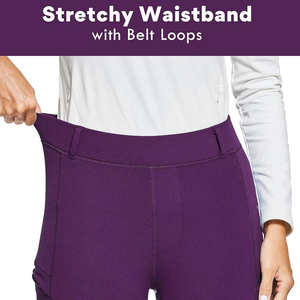 Pantalones de equitación de diseño flexible y larga duración con construcción ligera y ajuste estable. - Product Image 4