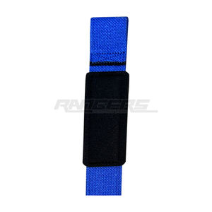Sangles de musculation bleues robustes pour poignets, marque privée, vente en gros, sangles de soutien fitness - Product Image 5