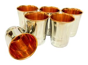 Gobelets en cuivre martelé, écologiques, rustiques, pour eau, jus, cocktails, usage domestique, cuisine, bar - Product Image 2