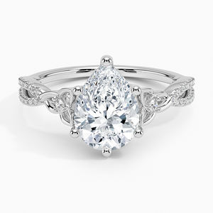 Bague BOJ 0120 en argent 925 avec serti à griffes, diamant solitaire de 2 carats, couleur D, VVS1, moissanite certifiée GRA - Product Image 1