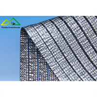 Serre à structure en acier avec filet d'ombrage et bâche en HDPE, grande taille, dimensions personnalisables, refroidissement, protection UV, stable