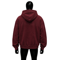 Sweat à capuche zippé graphique Maroon Love, style vintage délavé, streetwear, imprimé cœur surdimensionné, unisexe, mode urbaine décontractée, soldes