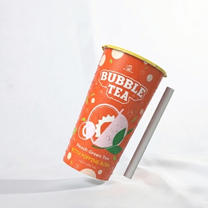 ชานมไข่มุกผลไม้พร้อมดื่ม รสชาเขียวมะม่วง พร้อมไข่มุกแตกในปาก - Product Image 1