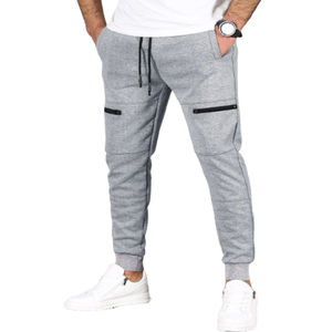 Pantalon de jogging décontracté pour homme en toile respirante mélange polyester/coton avec cordon de serrage – Collection Automne - Product Image 6