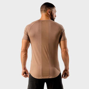 T-shirts de sport pour hommes avec logo personnalisé, respirants, 100% coton tricoté, coupe ample - Product Image 4