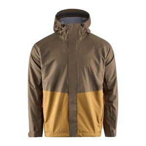 Nouvelle collection – Veste de pluie unisexe à capuche pour la randonnée et l'escalade, respirante, 100 % polyester, coupe-vent, imperméable 3L, avec logo frontal - Product Image 2