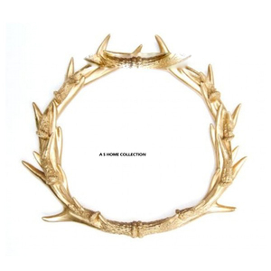Modern <b>Leaves</b> Christmas <b>Decoration</b> Wreath for Christmas <b>Wall</b> and Room <b>Decoration</b> in Round Shape Iron Metal Blank Sublimation - Product Image 4