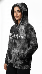 Essentiel de la mode : Sweat à capuche unisexe oversize pour l'hiver avec design brodé par sublimation de qualité supérieure pour un style streetwear décontracté moderne - Product Image 2